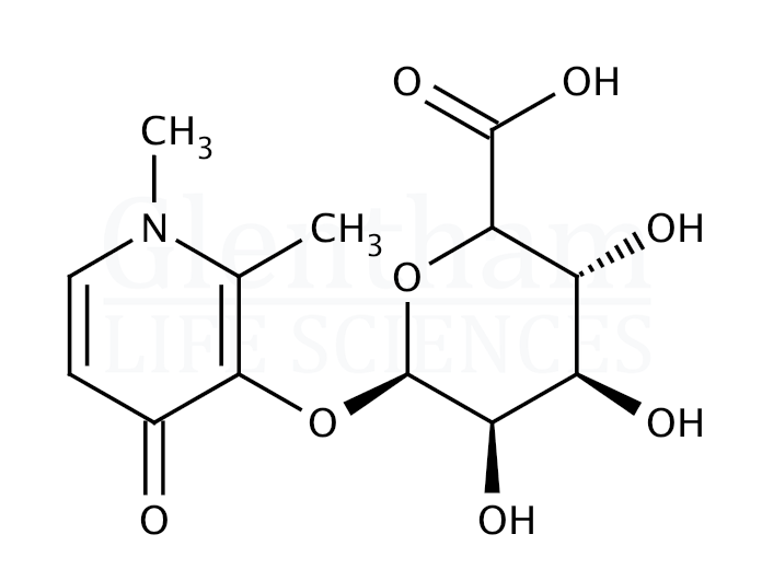 Structure for Deferiprone 3-O-b-D-glucuronide