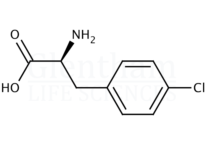 4-Chloro-L-phenylalanine Structure