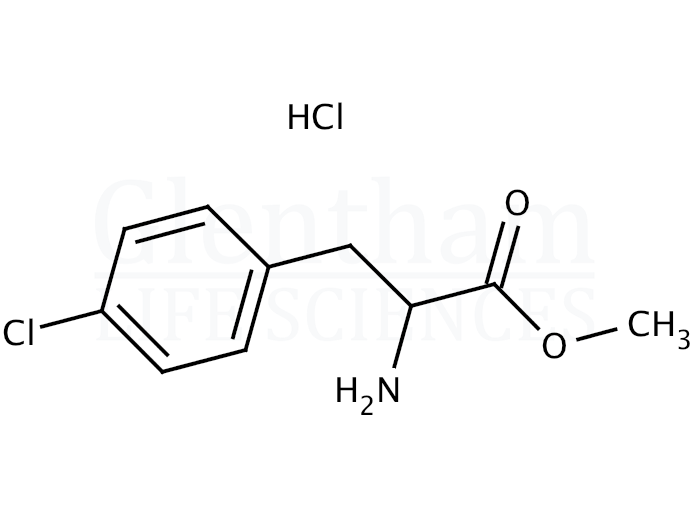 4-Chloro-DL-Phe-Ome hydrochloride Structure