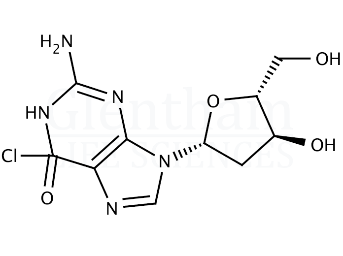 Structure for 6-Chloro-2''-deoxyguanosine
