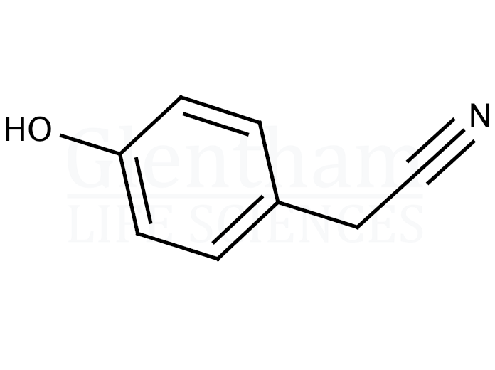 4-Hydroxyphenylacetonitrile Structure
