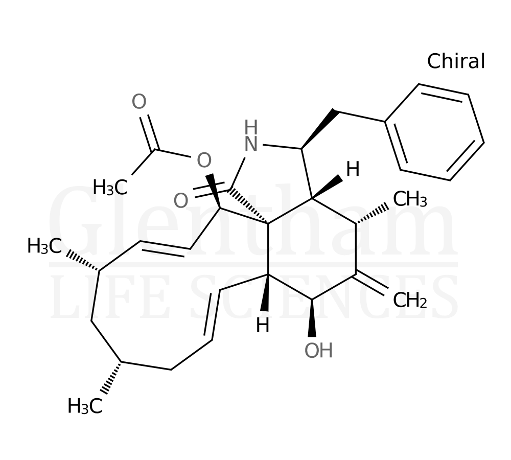 Structure for Antibiotic L-696,474