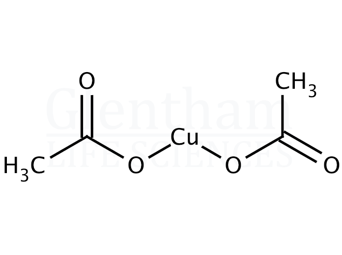 Structure for Copper(II) acetate, anhydrous