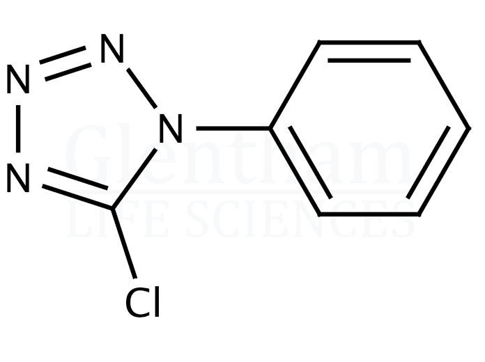 Structure for  5-Chloro-1-phenyltetrazole  (14210-25-4)