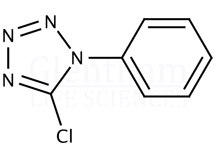 5-Chloro-1-phenyltetrazole Structure