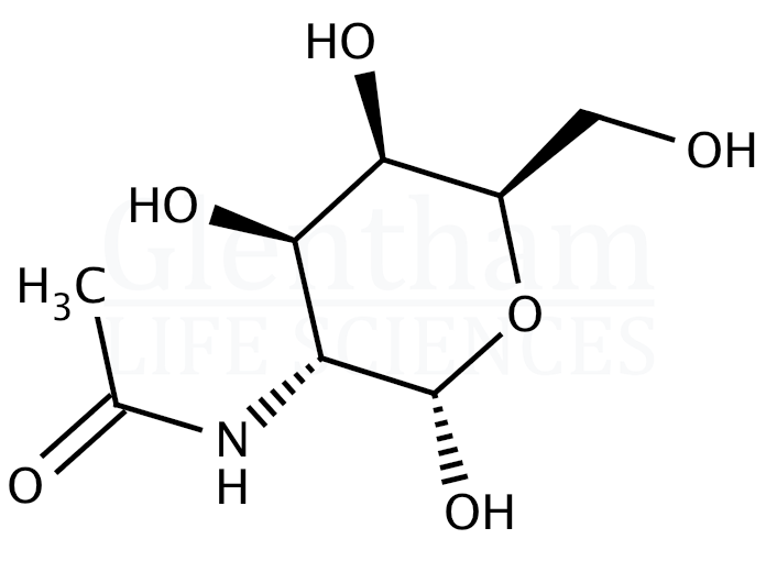 Structure for N-Acetyl-D-galactosamine (14215-68-0)