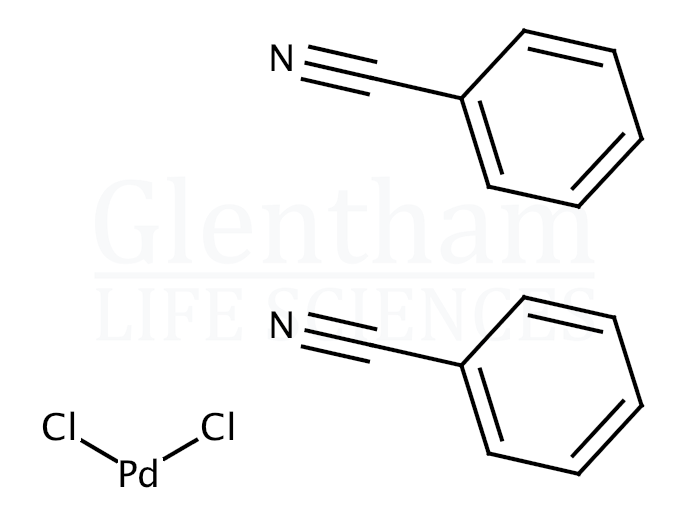 Structure for Dichlorobis(benzonitrile) palladium(II)