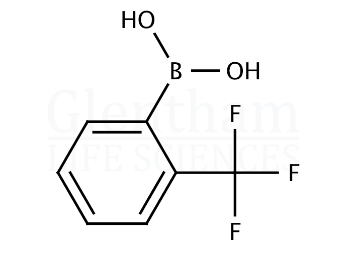 2-Trifluoromethylphenylboronic acid Structure