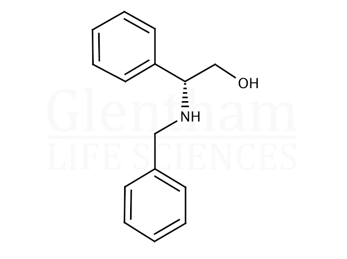 Structure for (R)-(-)-N-Benzyl-2-phenylglycinol (14231-57-3)