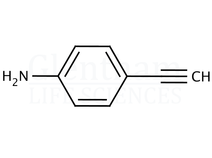 Structure for  4-Ethynylaniline (4-Aminophenyl acetylene)  (14235-81-5)