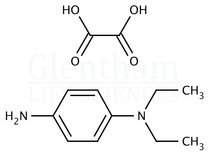 N,N-Diethyl-p-phenylenediamine oxalate salt Structure