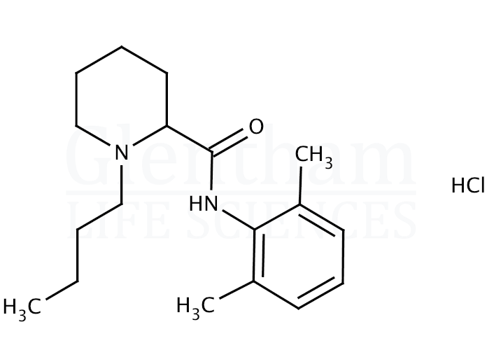 Structure for Bupivacaine (38396-39-3)