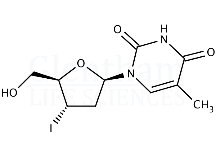 3''-Deoxy-3''-iodothymidine Structure