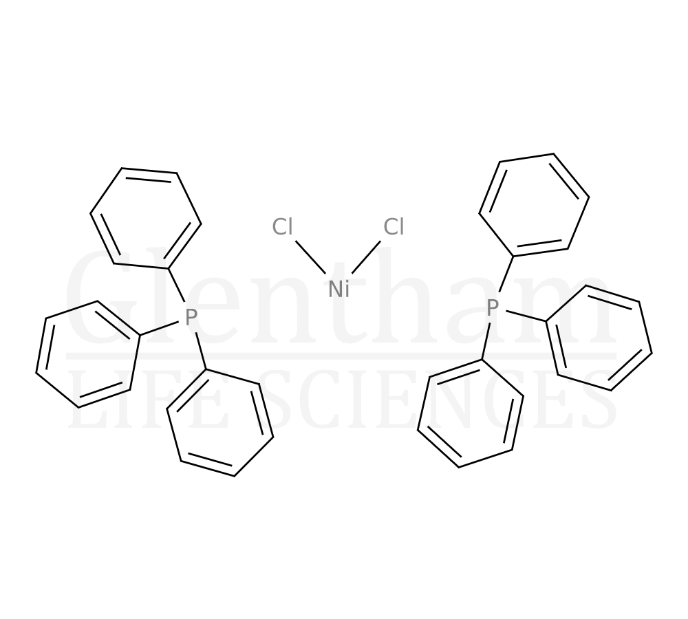 Structure for Bis(triphenylphosphine)nickel (II) chloride