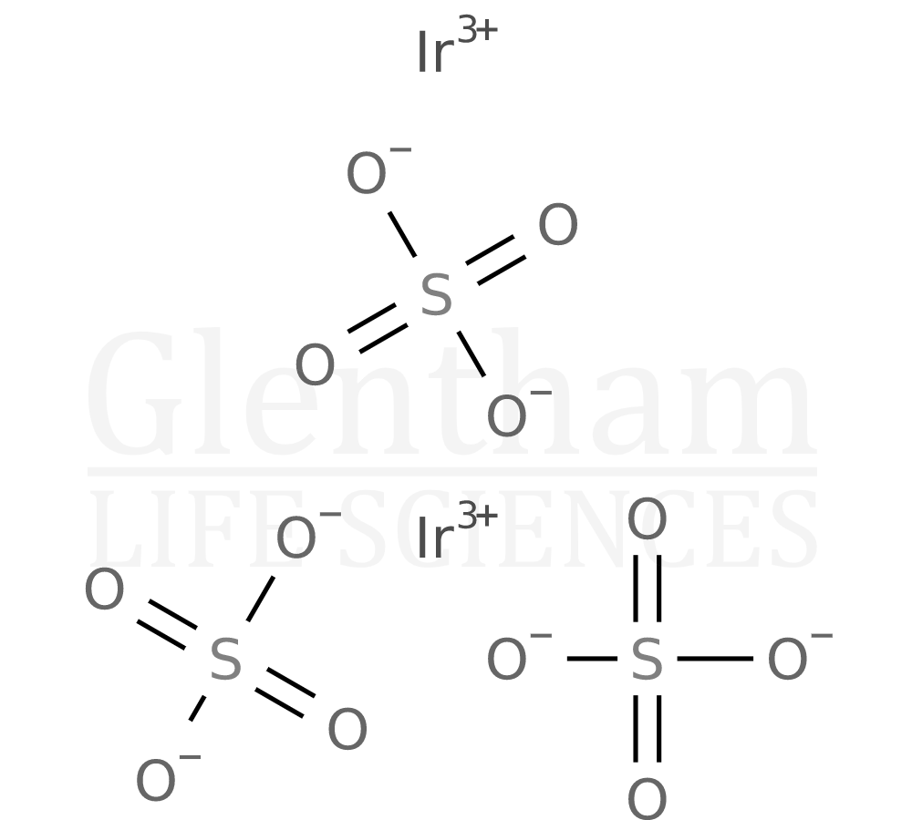 Iridium sulfate hydrate Structure