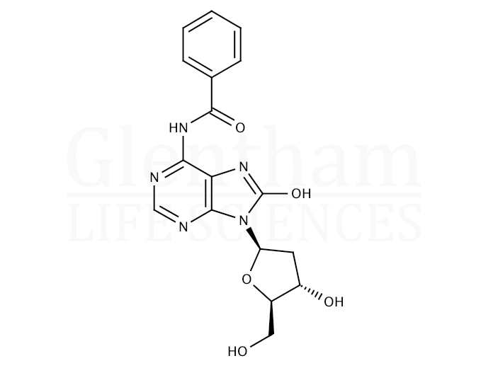 Structure for N6-Benzoyl-2''-deoxy-8-oxoadenosine