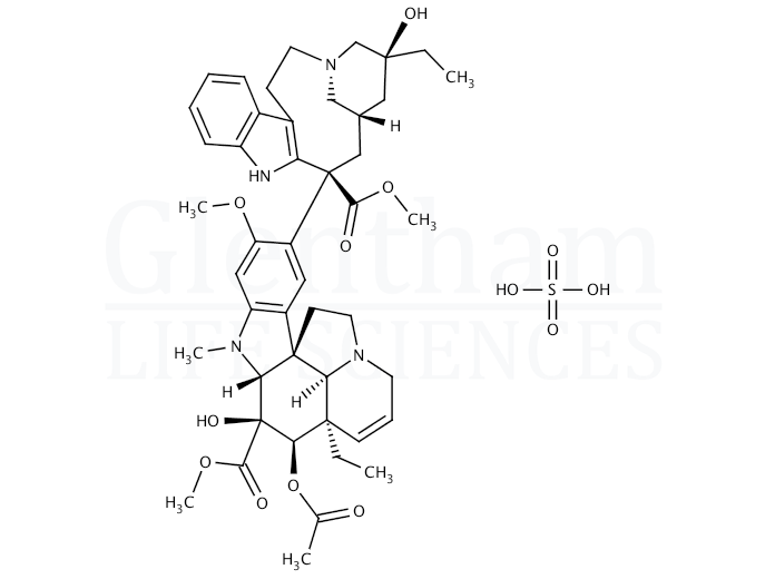 Vinblastine sulfate Structure