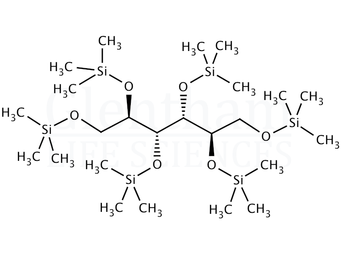 Trimethylsilyl-D-(+)-mannitol Structure