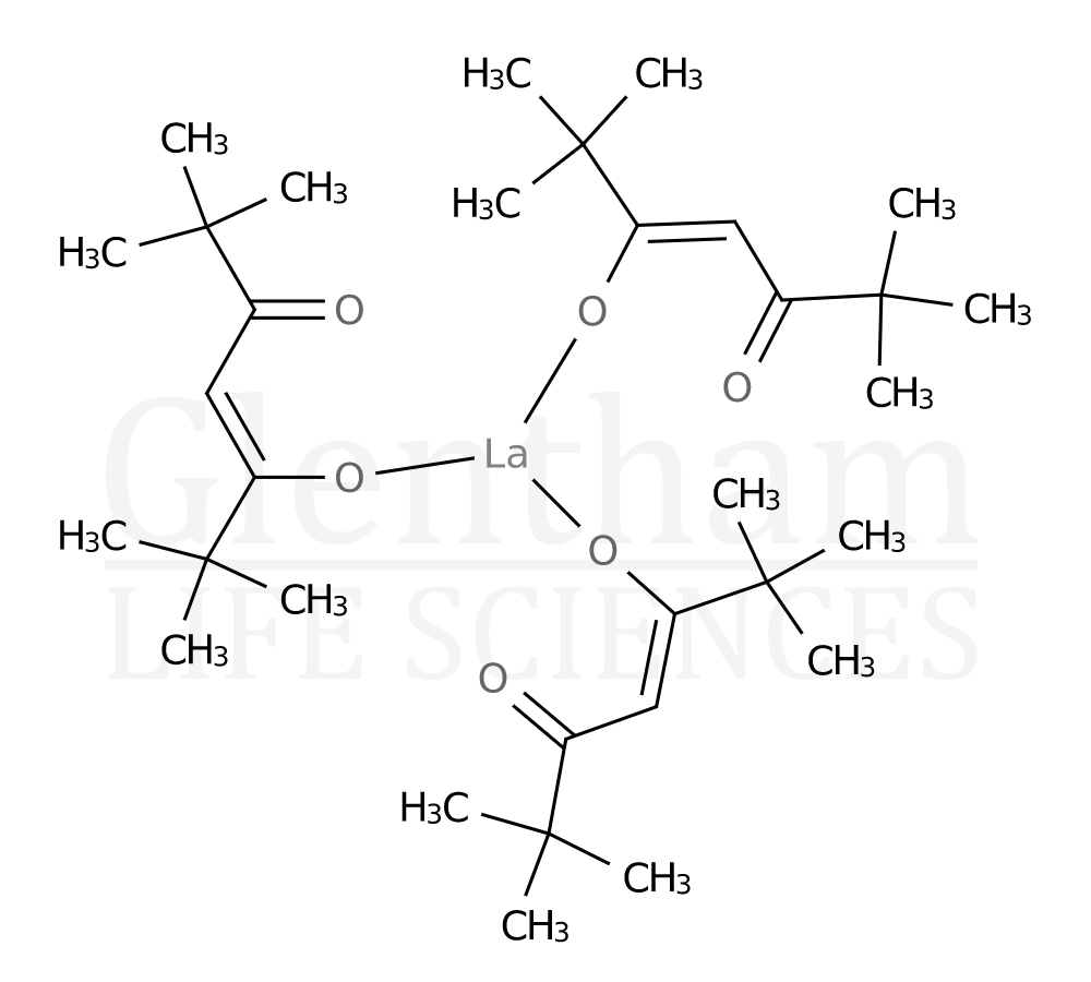 Structure for Lanthanum-thd