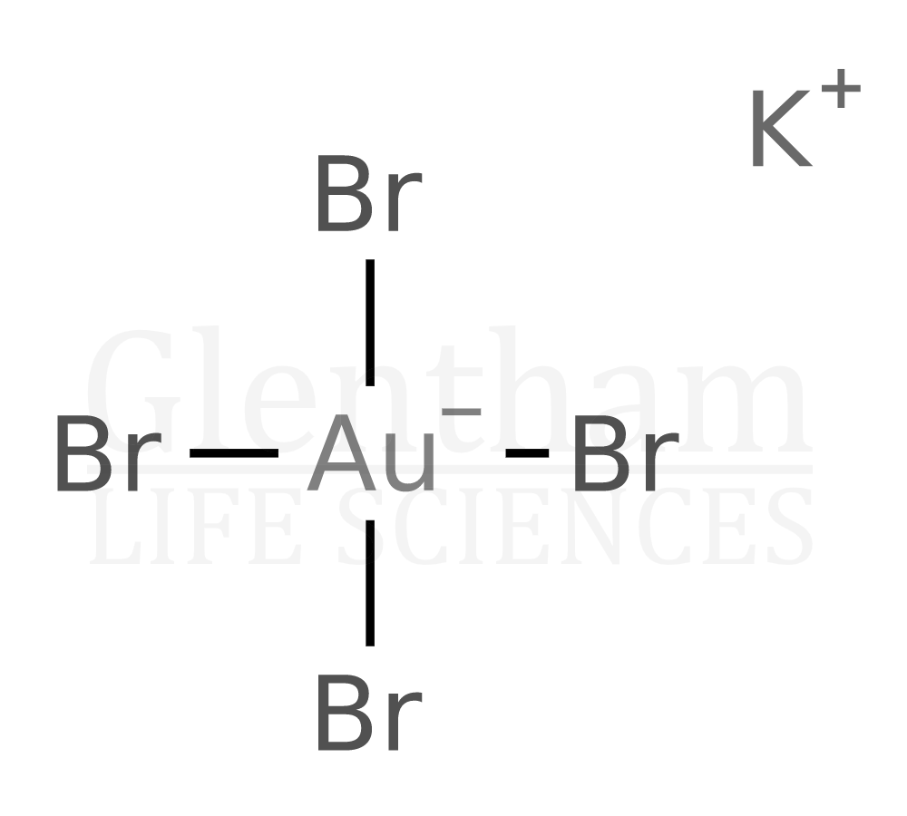 Structure for Potassium tetrabromoaurate(III)