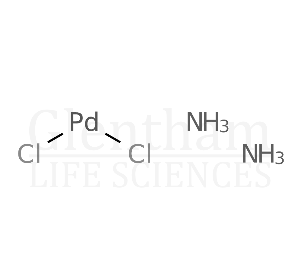 Structure for Dichlorodiammine palladium(II); 99.95% (metals basis)