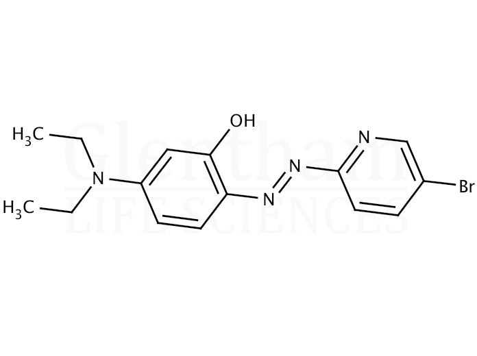 2-(5-Bromo-2-pyridylazo)-5-(diethylamino)phenol Structure