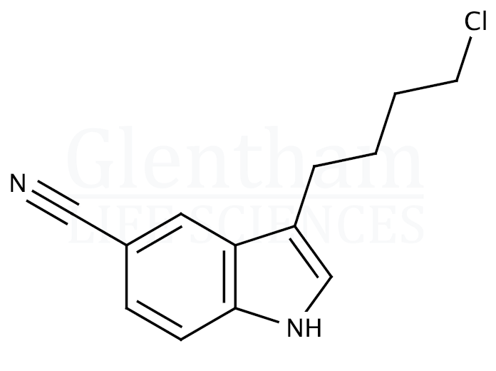 Structure for 3-(4-Chlorobutyl)-1H-indole-5-carbonitrile