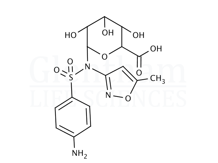 Structure for Sulfamethoxazole b-D-glucuronide