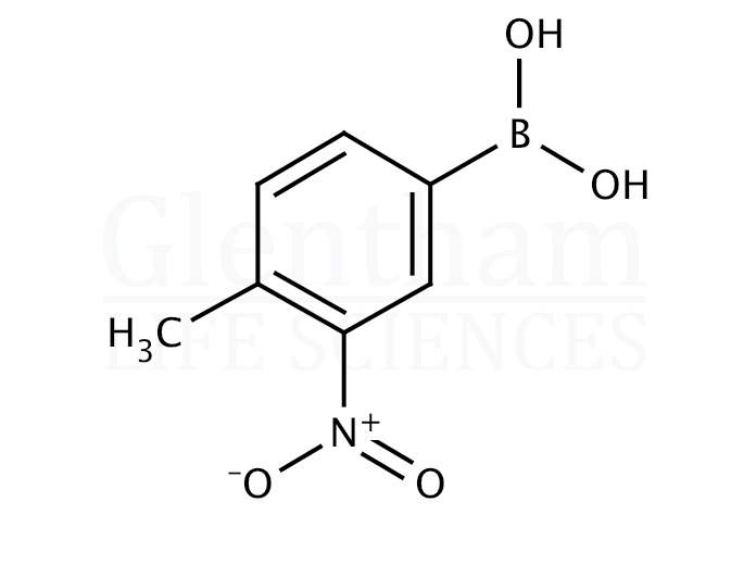 4-Methyl-3-nitrophenylboronic acid Structure