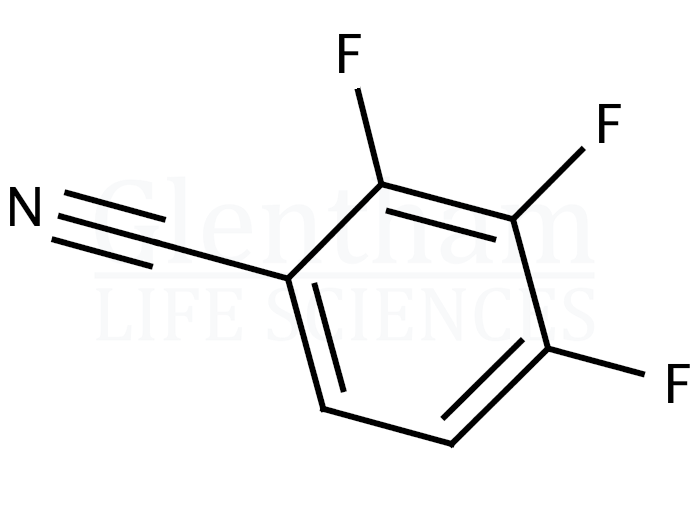 Structure for 2,3,4-Trifluorobenzonitrile