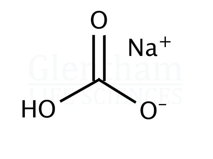 Strcuture for Sodium hydrogen carbonate