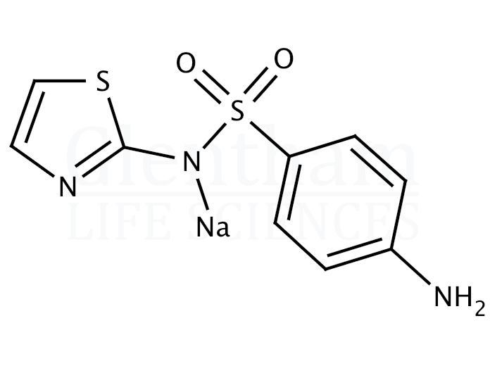 Structure for Sulfathiazole sodium salt (144-74-1)