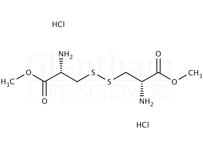 D-Cystine bis(methyl ester) dihydrochloride Structure