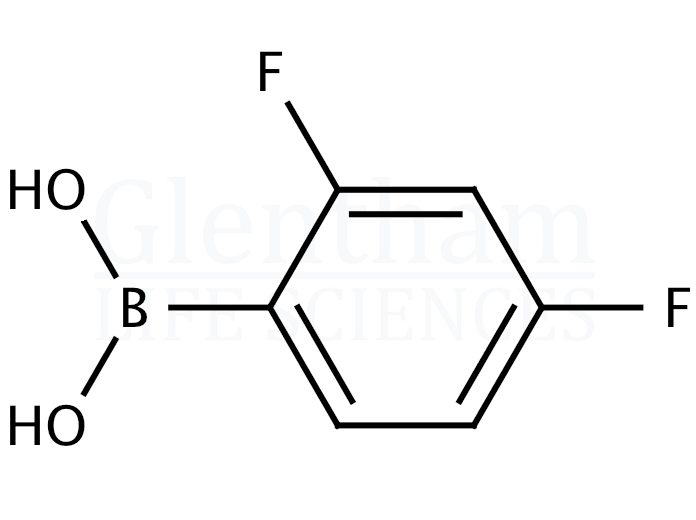 Structure for 2,4-Difluorophenylboronic acid
