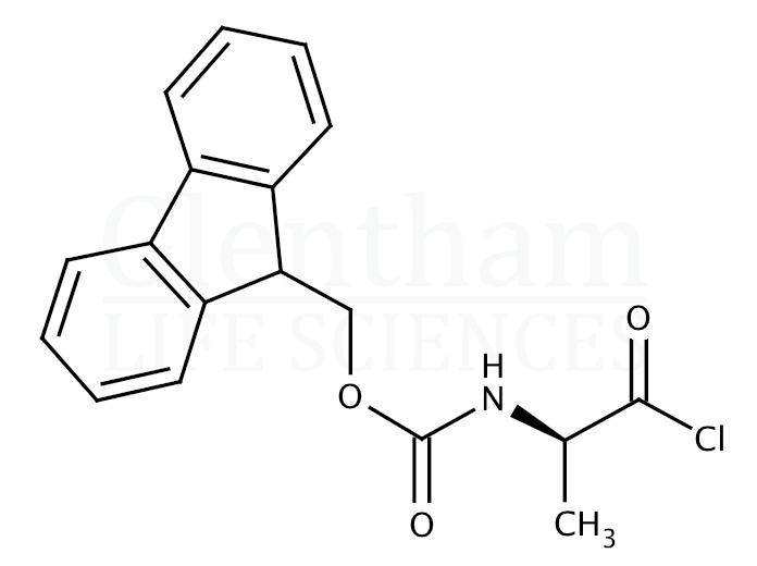 Structure for Fmoc-D-alanyl chloride (144073-15-4)