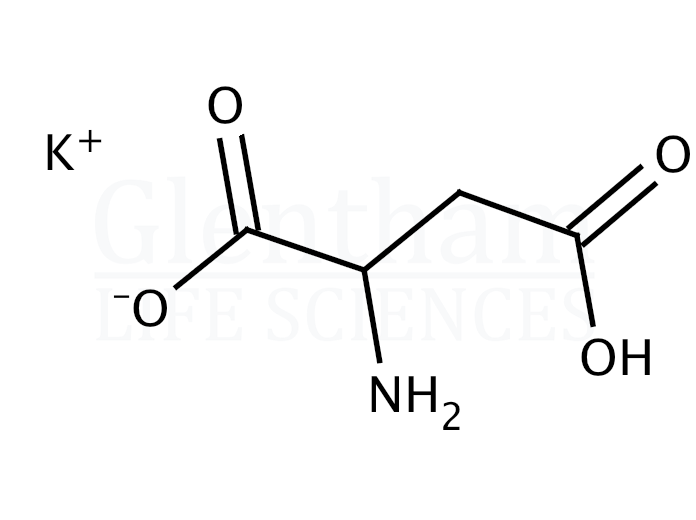 DL-Aspartic acid potassium salt Structure