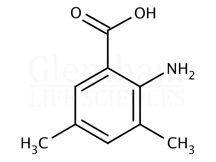 Structure for 3,5-Dimethylanthranilic acid  (14438-32-5)