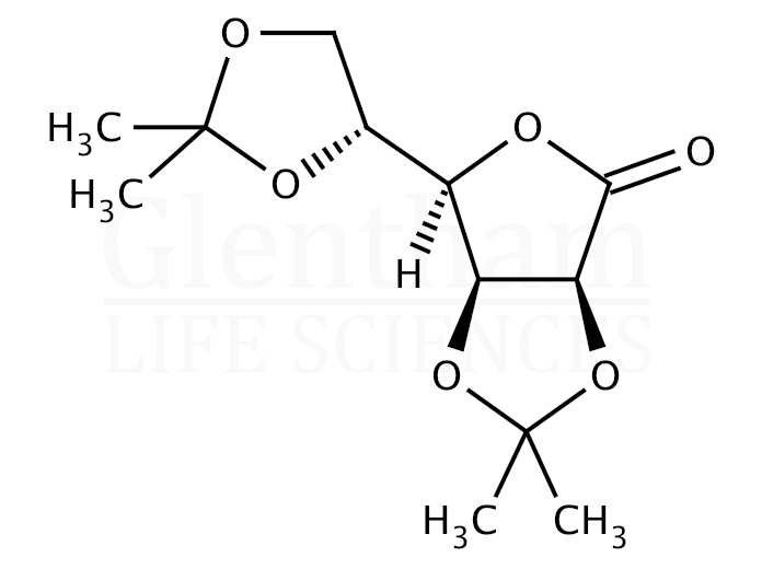 2,3:5,6-Di-O-isopropylidene-D-mannonic acid-1,4-lactone Structure