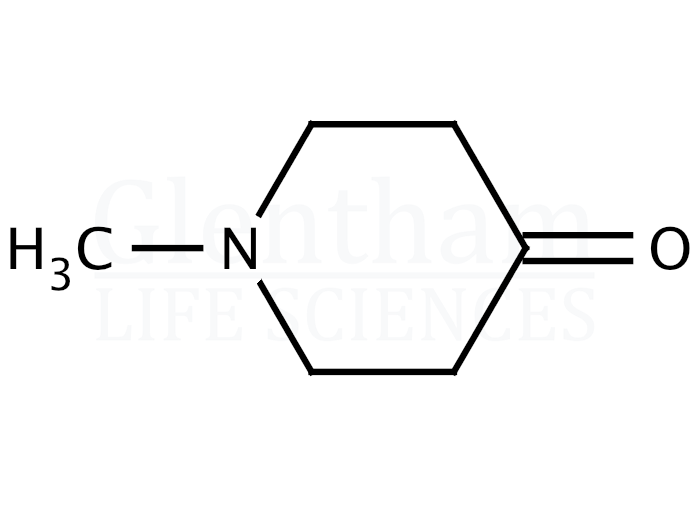 1-Methyl-4-piperidone Structure