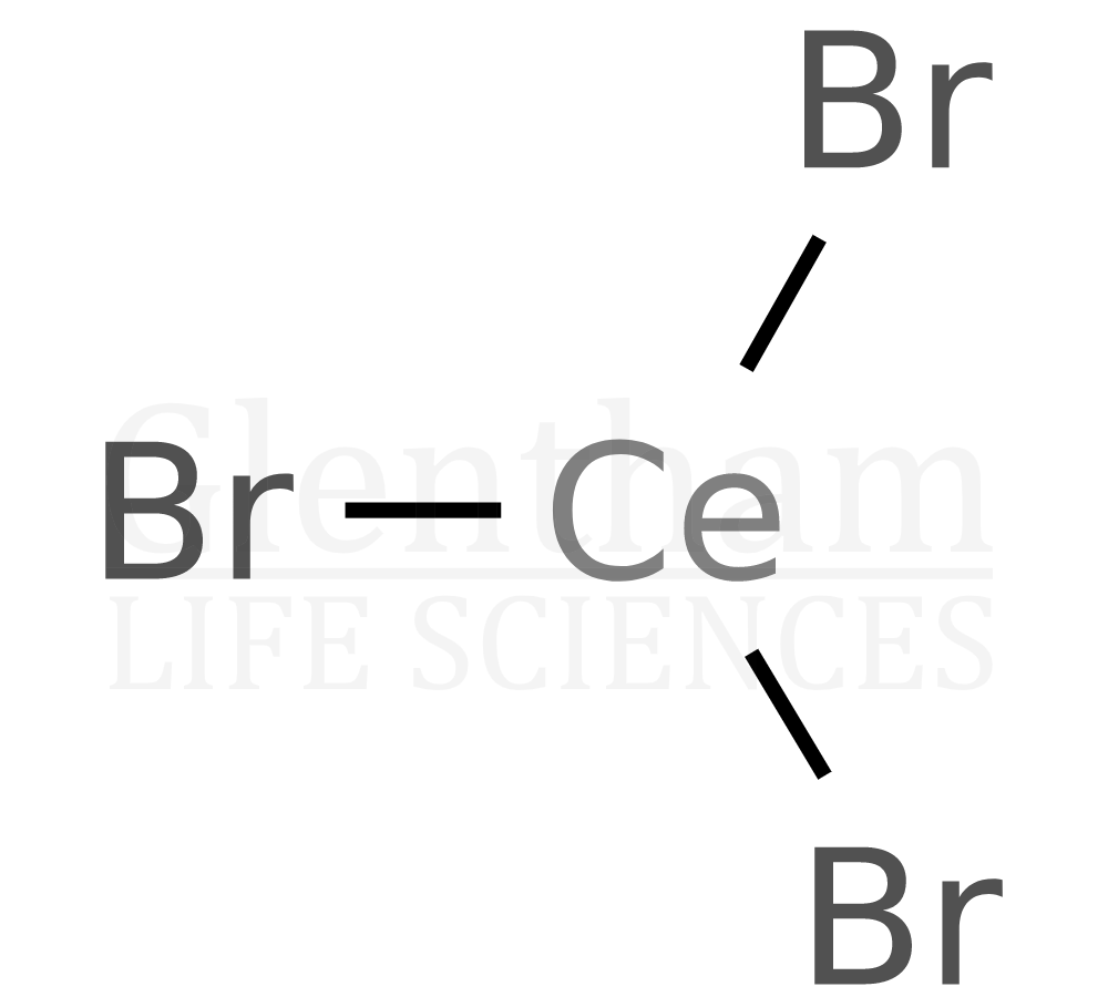 Cerium(III) bromide, anhydrous, 99.9% Structure