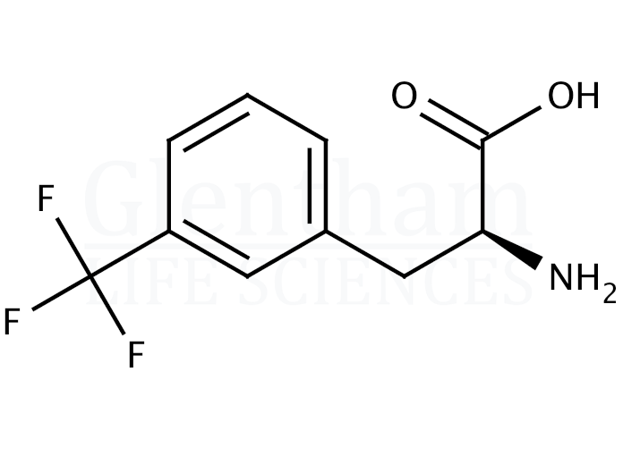 Structure for 3-(Trifluoromethyl)-L-phenylalanine (14464-68-7)