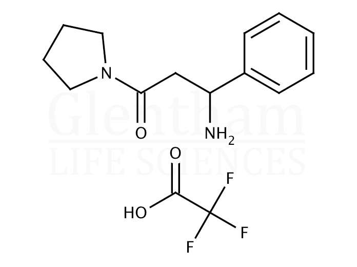 Structure for 1-[(2S)-Amino-1-oxo-3-phenylpropyl]pyrrolidine mono(trifluoroacetate)