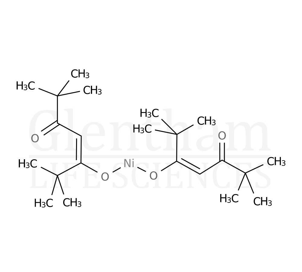 Structure for  Nickel-thd, 99.9%  (14481-08-4)