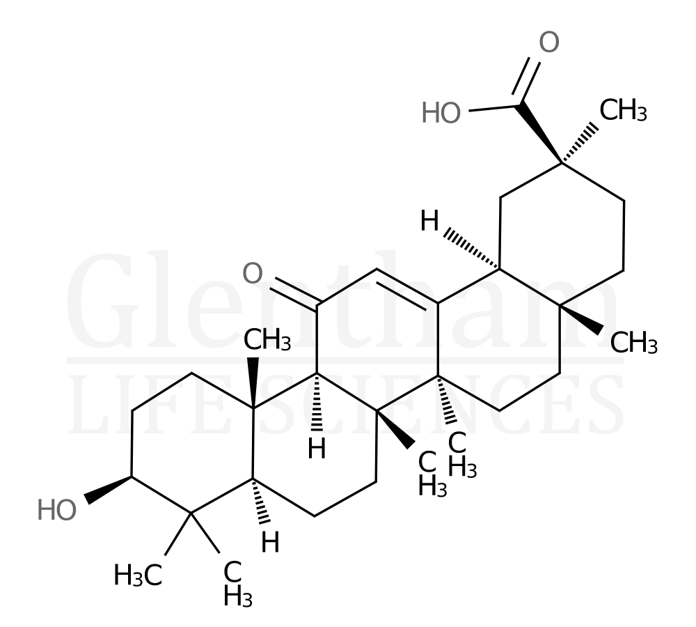 Structure for 18α-Glycyrrhetic acid