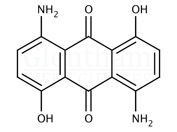 1,5-Diamino-4,8-dihydroxyanthraquinone Structure