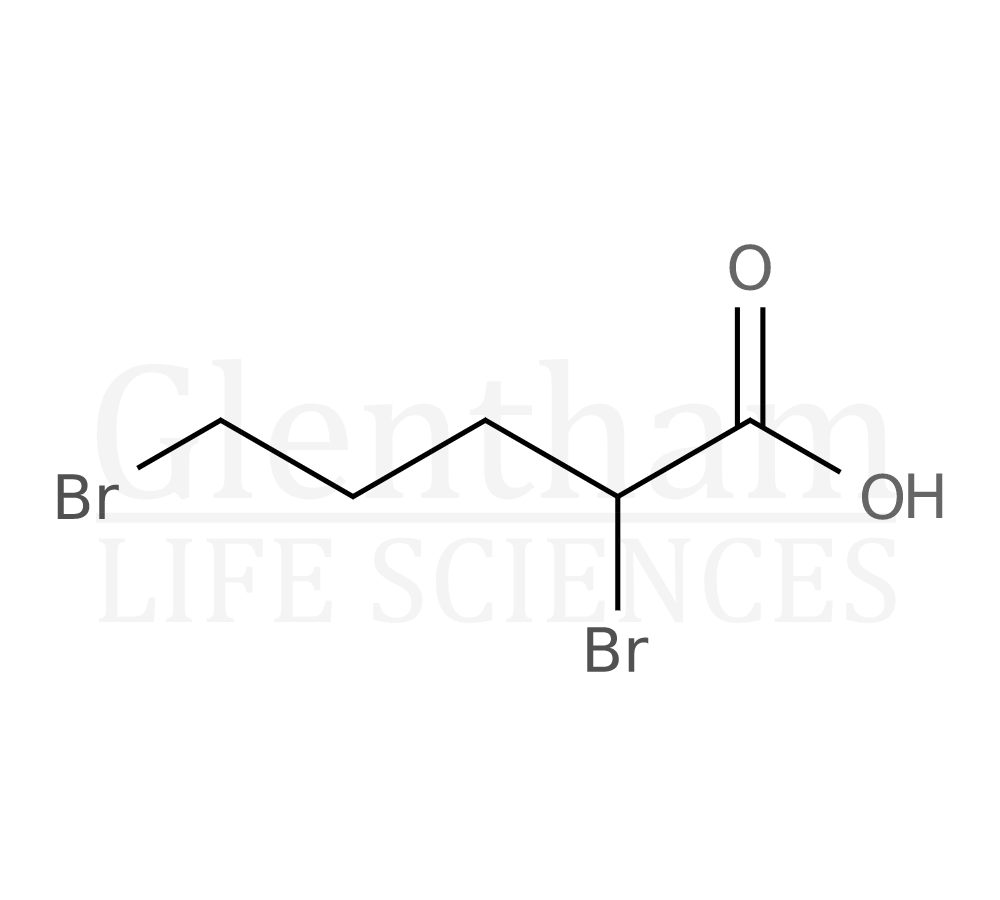 2,5-Dibromopentanoic acid Structure