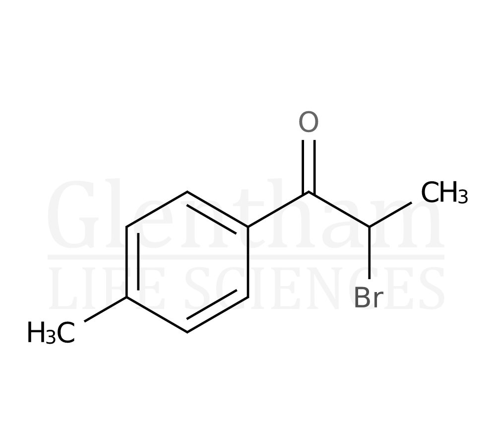Structure for 2-Bromo-4''-methylpropiophenone