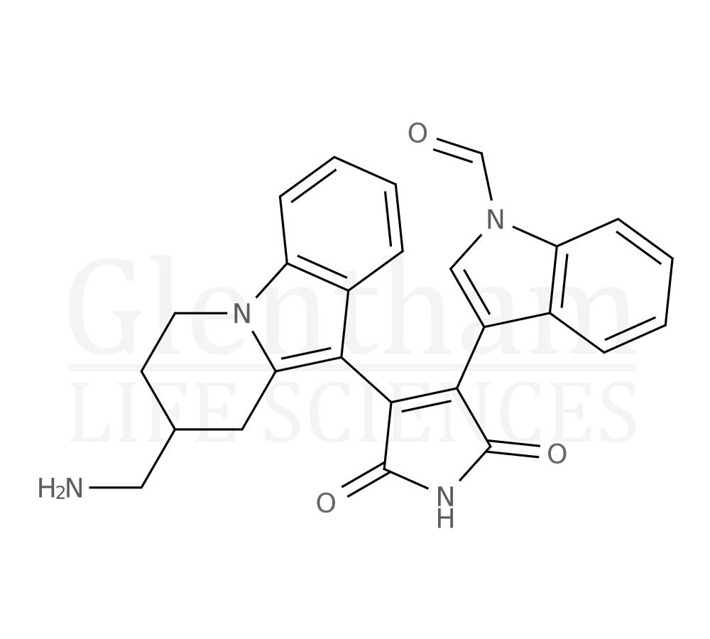 Structure for Bisindolylmaleimide X hydrochloride (145317-11-9)