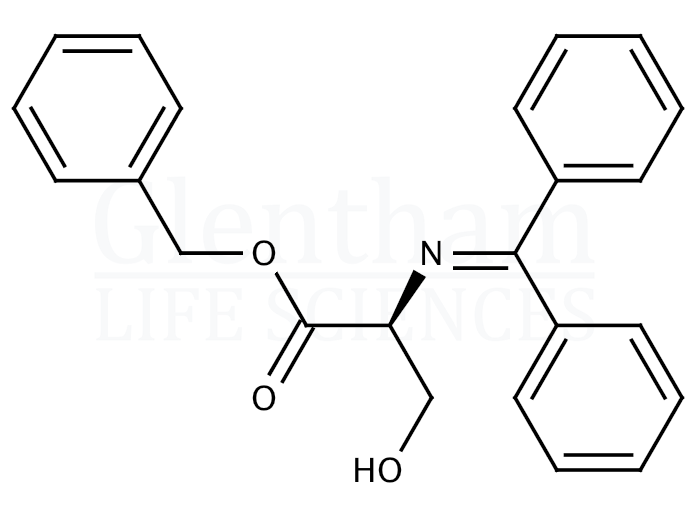 Structure for Benzyl N-(Diphenylmethylene)-L-serinate (145362-72-7)