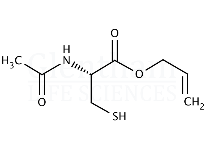 N-Acetyl-L-cysteine allyl ester Structure